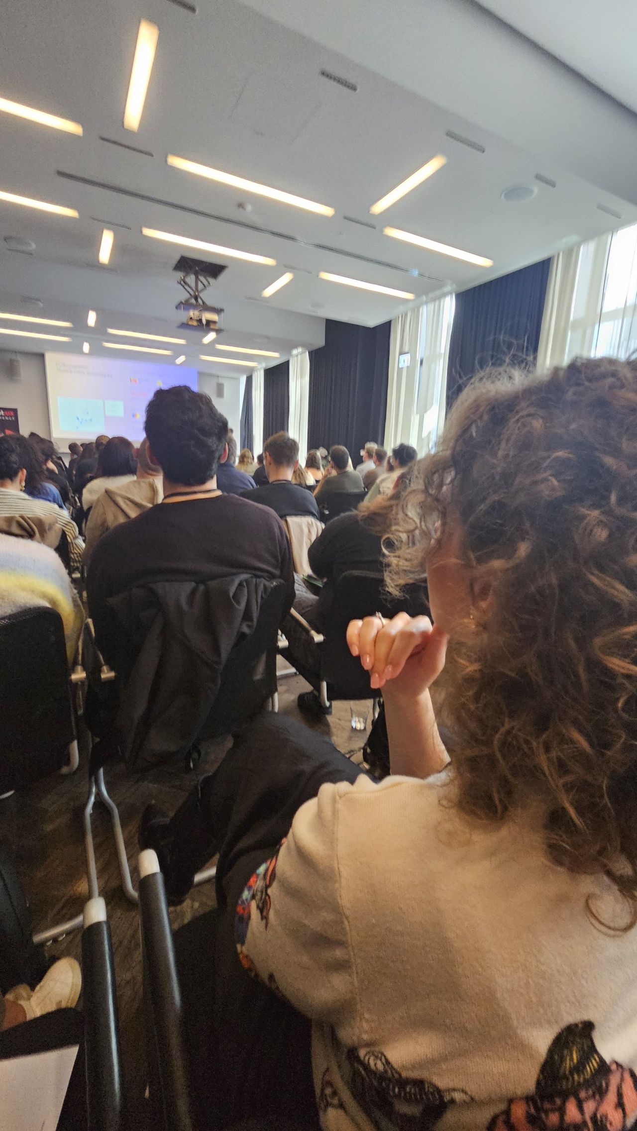 Engaged audience during the presentation